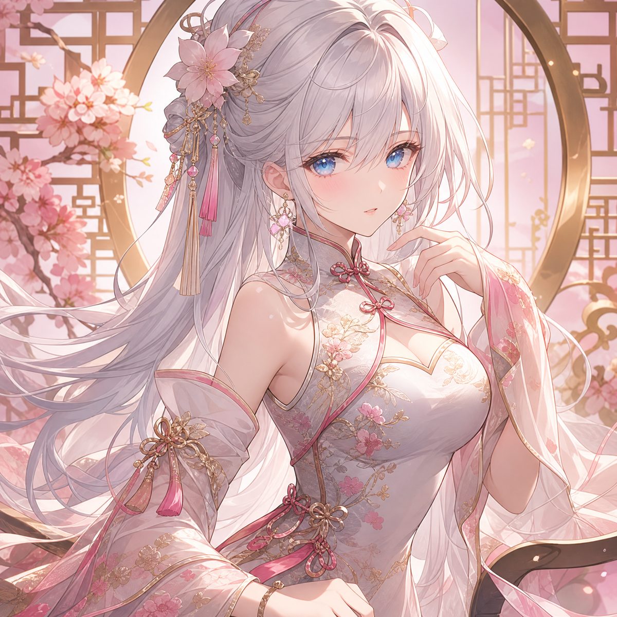 黑料 - 古风汉服美少女写真动漫·东方美学特辑